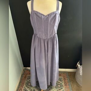 Astr Strapless Lavender Dress